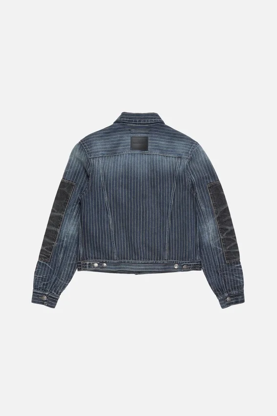 Patchwork denim jacket