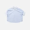 Pinstripe button-up shirt