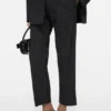 Pinstripe suit trousers