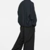 Pinstripe zip jacket