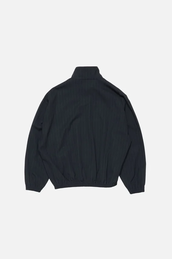 Pinstripe zip jacket