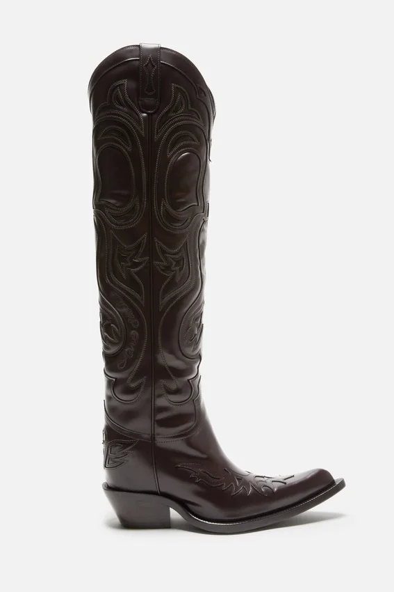 Pointed-Toe Cowboy Boot