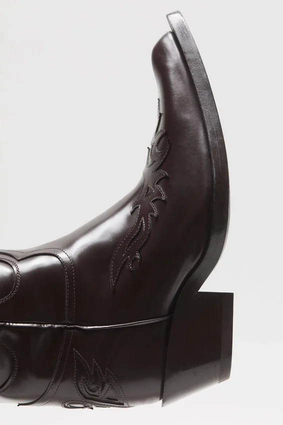 Pointed-Toe Cowboy Boot