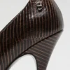 Pointed-Toe Lizard-Print Pump