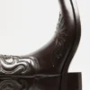 Pointy leather cowboy boot
