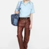 Poplin button-up shirt