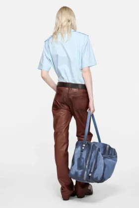 Poplin button-up shirt