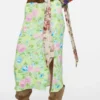Printed midi dress