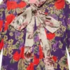 Printed midi dress