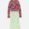 Printed midi dress