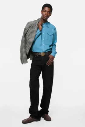 Printed python loafers