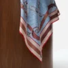 Printed silk scarf