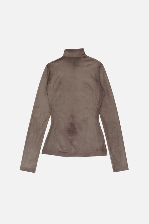 Printed turtleneck