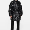 Quilted down jacket