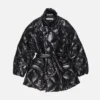 Quilted down jacket