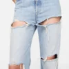 Regular fit distressed jeans - 2010F