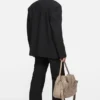Relaxed fit suit jacket