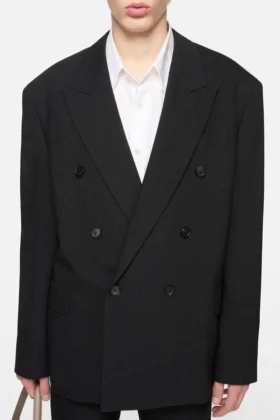 Relaxed fit suit jacket