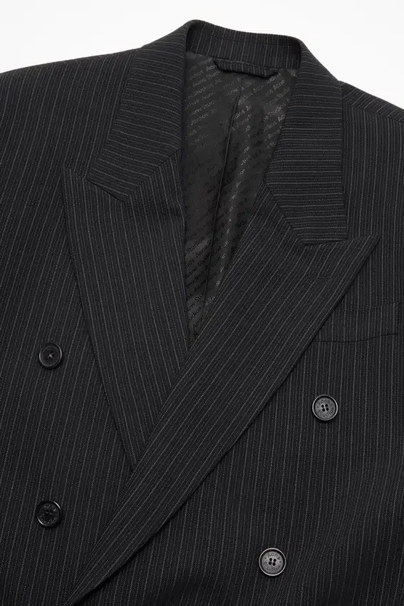 Relaxed fit suit jacket