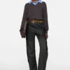 Reversible leather belt