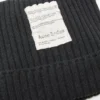 Ribbed square beanie