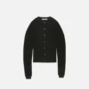 Ribbed wool cardigan