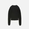 Ribbed wool cardigan