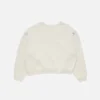 Rubber logo fleece sweatshirt