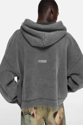 Rubber stamp logo hoodie