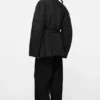 Satin blouson jacket