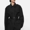 Satin blouson jacket