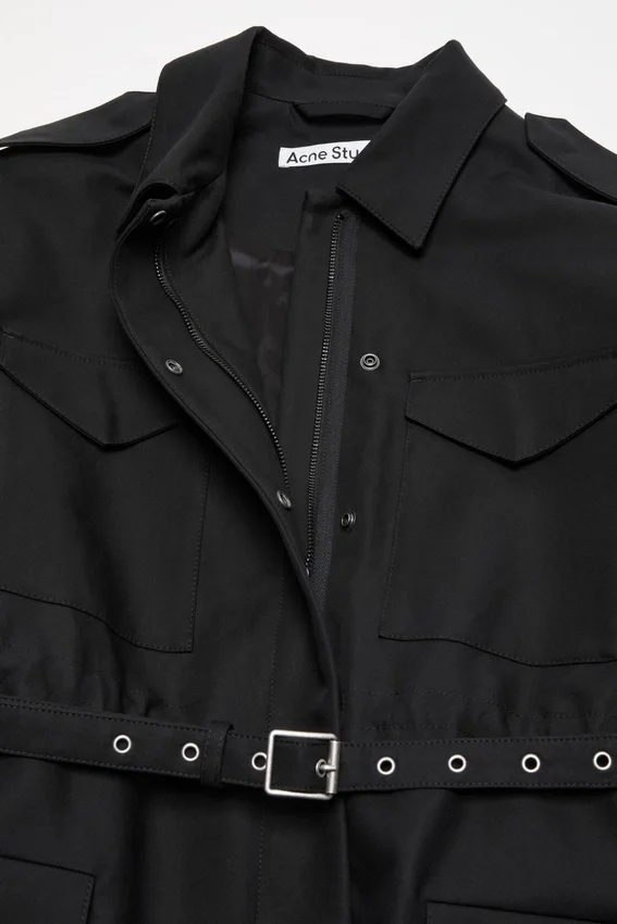 Satin blouson jacket