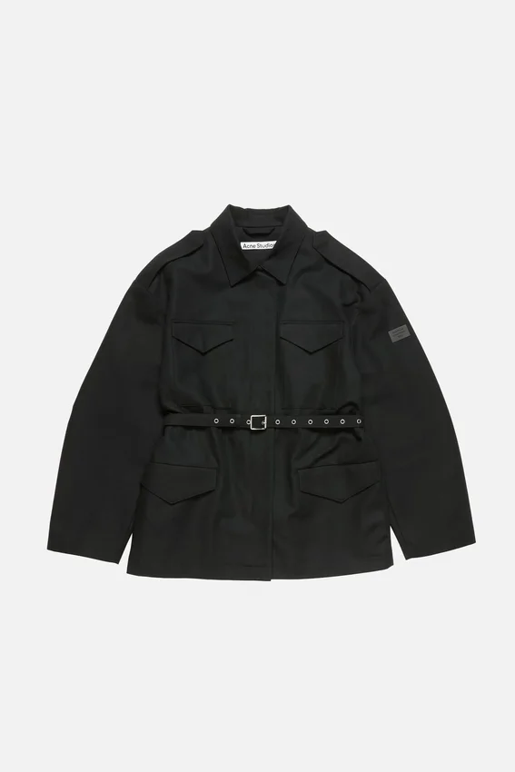 Satin blouson jacket
