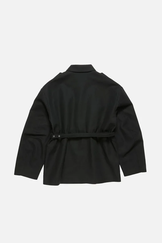 Satin blouson jacket
