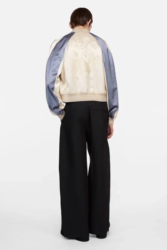 Satin bomber jacket