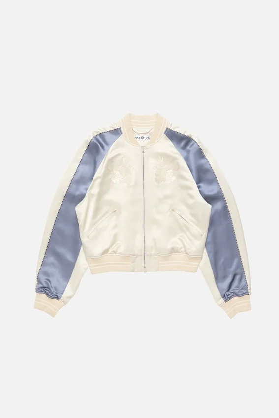 Satin bomber jacket