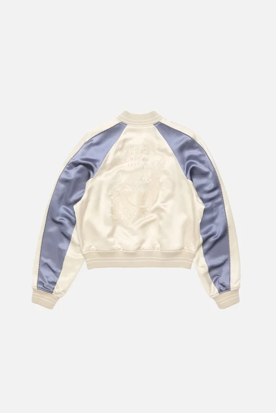 Satin bomber jacket