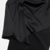 Satin Dress with scarf