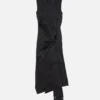 Satin Dress with scarf
