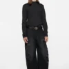 Satin label t-shirt - regular