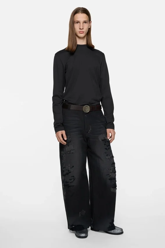 Satin label t-shirt - regular