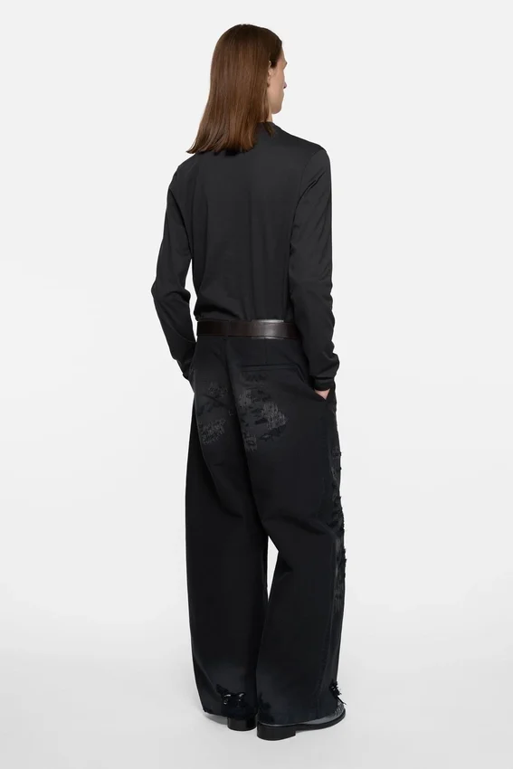 Satin label t-shirt - regular