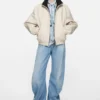 Satin logo jacket