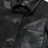 Satin logo overshirt