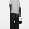 Satin logo t-shirt - relaxed