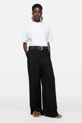 Satin logo t-shirt - relaxed