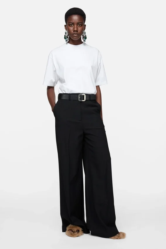 Satin logo t-shirt - relaxed