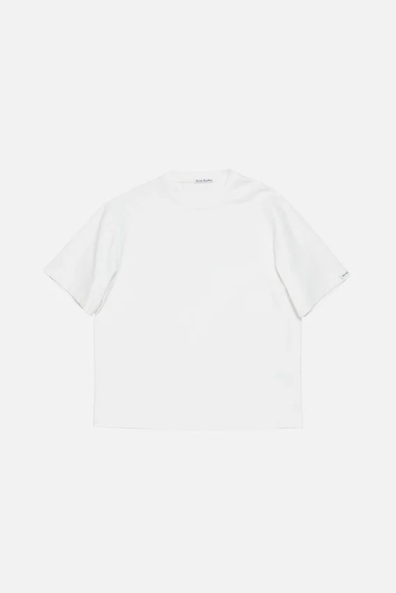 Satin logo t-shirt - relaxed