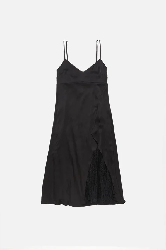 Satin slip dress