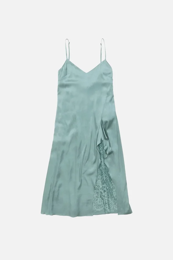 Satin slip dress